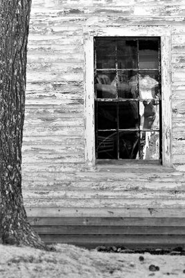 The Black House Barn Window, rear