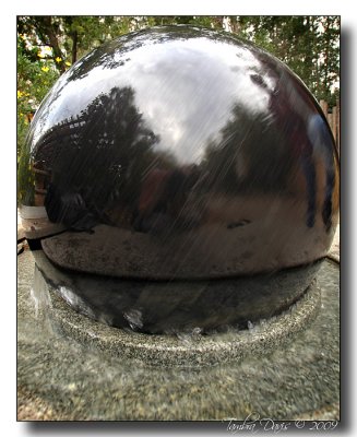 Sphere Fountain at the Wild Animal Park