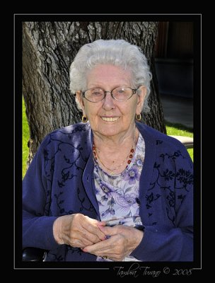 Grandma Mimi at 85 (1922 - 2010)