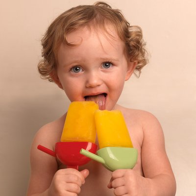 Double-fisted Popsicle Eater
