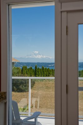 Mt. Rainier from the kitchen