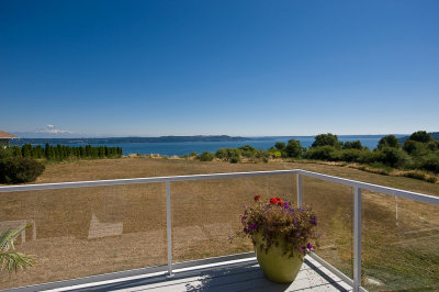 Gorgeous view from the kitchen deck