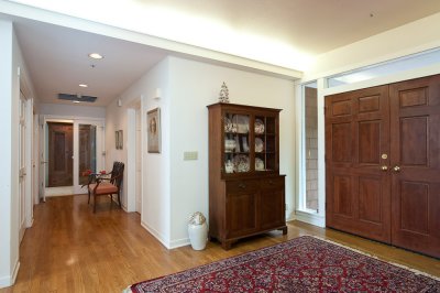 From the main entry looking to the right; Hallway to the master bedroom