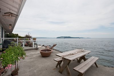Patio, Puget Sound and Blake Id.