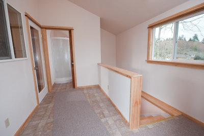 Guest bath and stairs going down