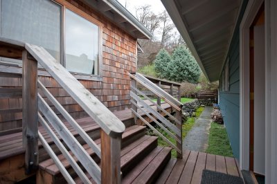 Stairs to the studio