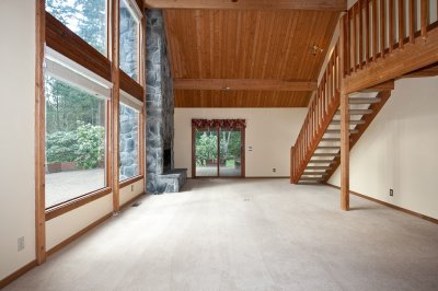 Living room from the main entry