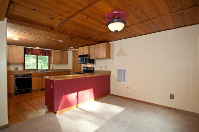 Dining and kitchen