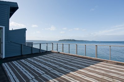Deck and view from the master bedroom deck