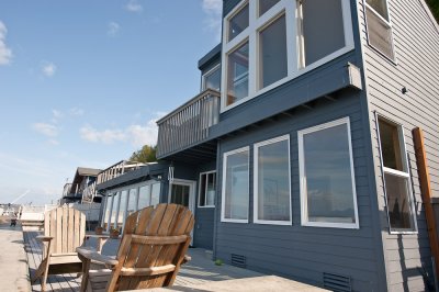 Beach side of the house