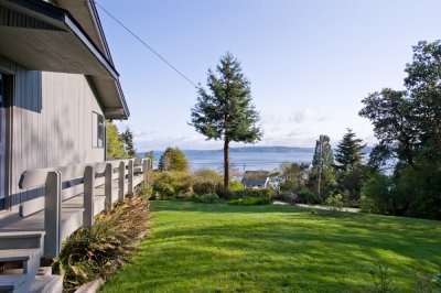 Exterior and view of Puget Sound