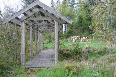 Bridge to another part of the property
