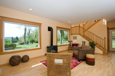 Living area in the great room