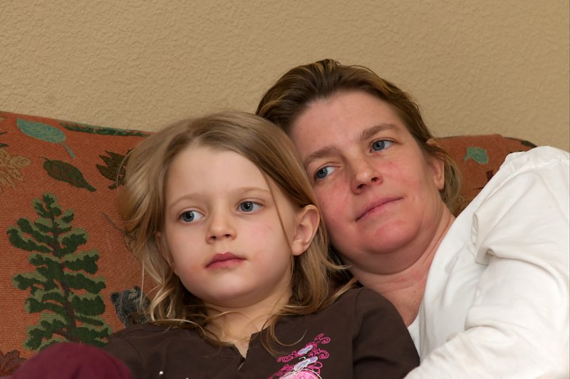 Mom and daughter