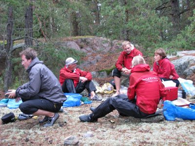 Micke, Kjelle, Tomas, AnnEva och Anja