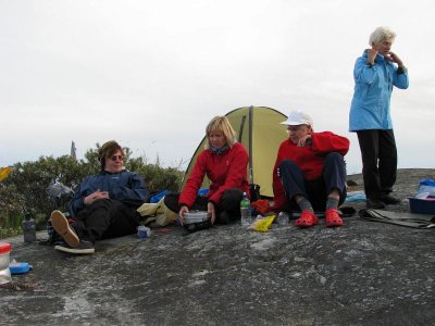 Marie, Anja, Inger och Peggy