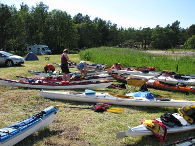 Sandösunds camping start och mål