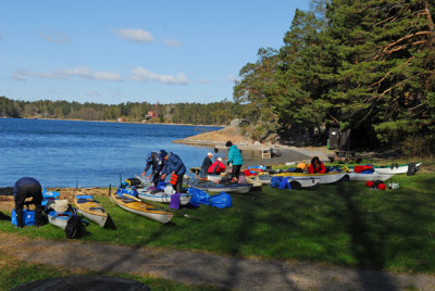 Nästa morgon var det blåsigt & kallt