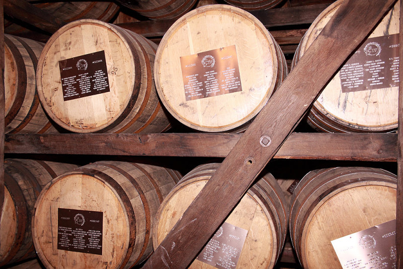 Inside the  ambassadors  barrel house