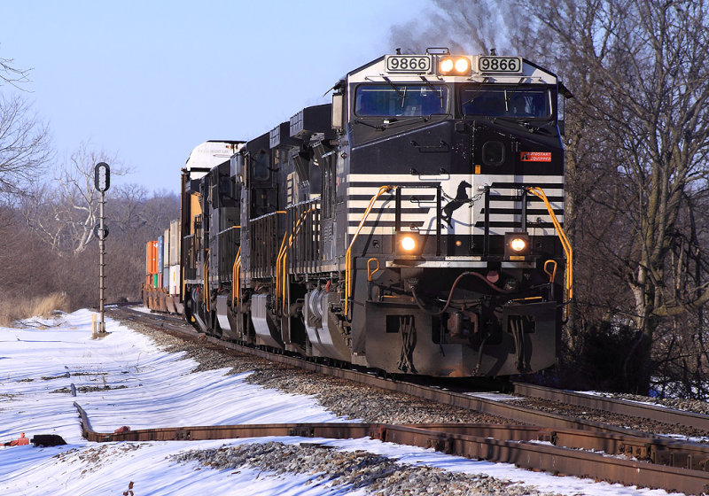 23G leaves the siding at West Talmage 
