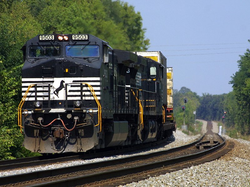 Southbound NS 215 at milepost 115.0