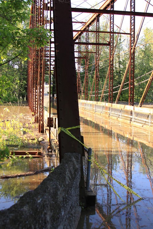 The old Benson creek bridge 05/03/10