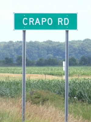 In Michigan they are all pretty much crappo..nice of them to put a warning sign up.