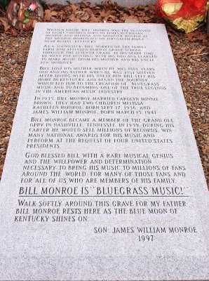 Bill Monroes Grave