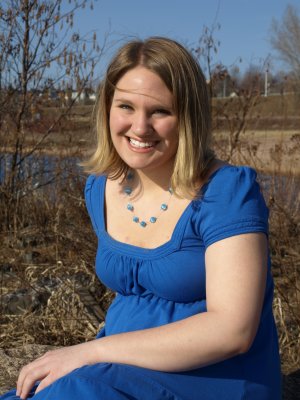 Katie Posing For Her Graduation Invitations