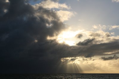 Ahead of the front