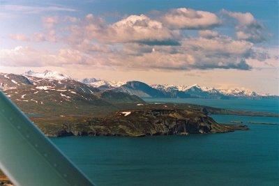 Looking up Cook Inlet