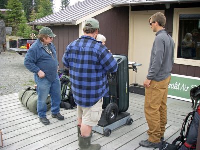 weighing in at seaplane base