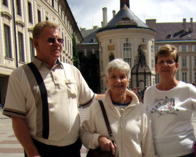 Family-Prague Castle Square
