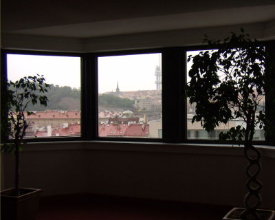View from Hilton Prague