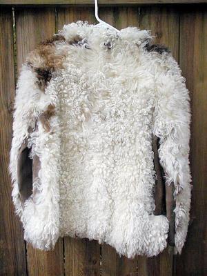 SOLD Curly Lamb Coat