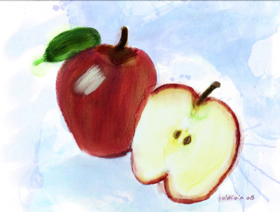Watercolor Apples Painter 9