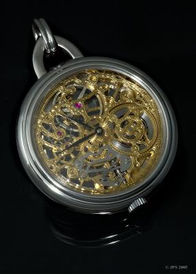Pendant skeleton lady's watch