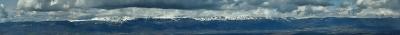 Cloudy Jura mountains
