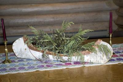 DSC_5396  canoe centerpiece