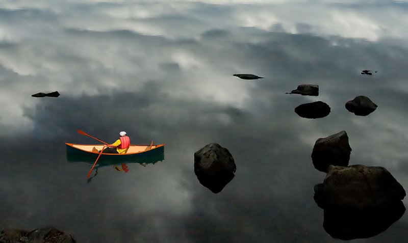 8th place <br>Shoal Waters Ahead <br>by Charlie Beck