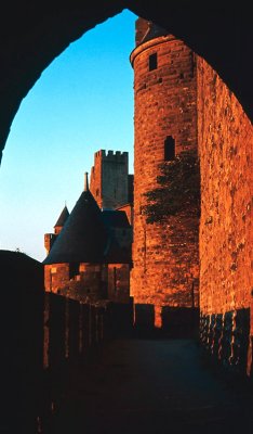 Sunset in Carcassonne
