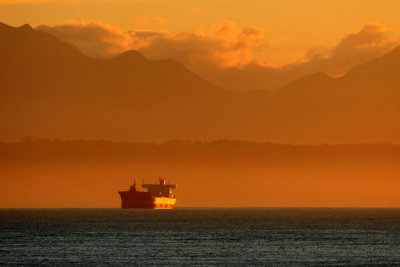 Ship at Sunrise