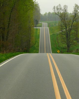 Looking East on US64 West