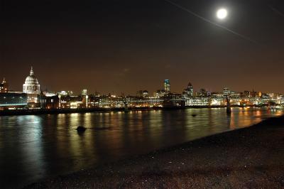 The Thames and St Paul's at night