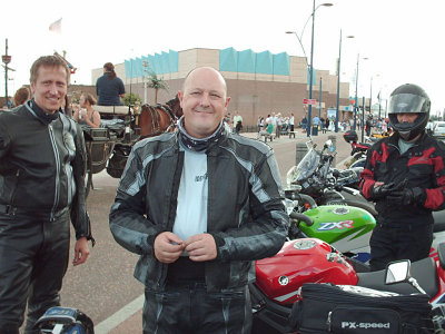 Me, Dave and Will at Great Yarmouth seafront