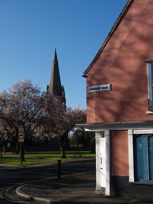 View of St Mary's church in Ely