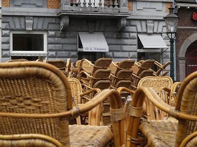 Chairs waiting for spring