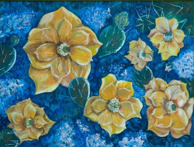 Yellow Flowers - Dorothy Long