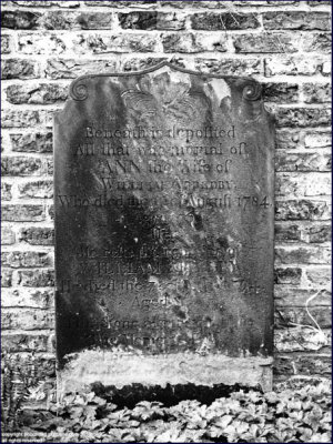 Grave stone, Holy Trinity church, Goodramgate
