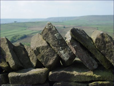 Dry-stone wall detail